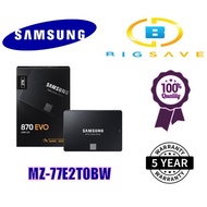 SAMSUNG 2TB 870 EVO SATA III 2.5” SSD (MZ-77E2T0BW)