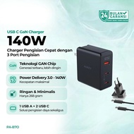 AUKEY PA-B70 Charger GaN 140W Multi Port Fast Charging