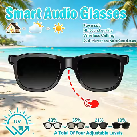 High-looking Audio Glasses Playing Music Answer The Call Ultra-clear Sound Quality CD-level Listenin