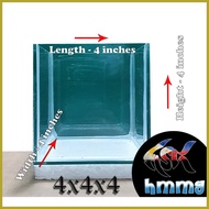 ۞ ♈ ㍿ Betta Tank, for pet grooming, (maximum of 2 Tank per Checkout) 4x4x4, 4x4x6, 6x4x6, 6x4x8 , 6