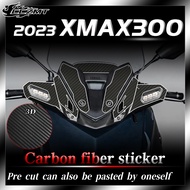For Yamaha XMAX300 2023 stickers 3D carbon fiber fuel tank protection sticker decorative body film modification accessories