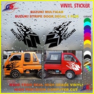 ◶ ☂ ◫ Suzuki Multicab Body Decals -Stripping Decal High Quality Vinyl Sticker