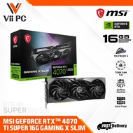 MSI GeForce GAMING X SLIM RTX™ 4070 Ti SUPER/RTX4070Ti SUPER/RTX 4070Ti SUPER 16GB GDDR6X BLACK Grap