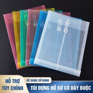 Waterproof Transparent A4 File Bag - Suitable for Office Workers, Students