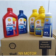 4T SHELL ADVANCE  AX3-SAE40  AX5-15W40  AX5 SCOOTER-15W40  AX7-15W50  GEAR OIL 80W90  2T SHELL 1L W &amp; VSX  &amp; 0.5L W