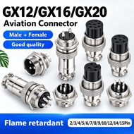 Aviation Plug Connector Connector CB GX12 GX16 GX20 2 3 4 5 6 7 8 9 10 12 Pin Male Female