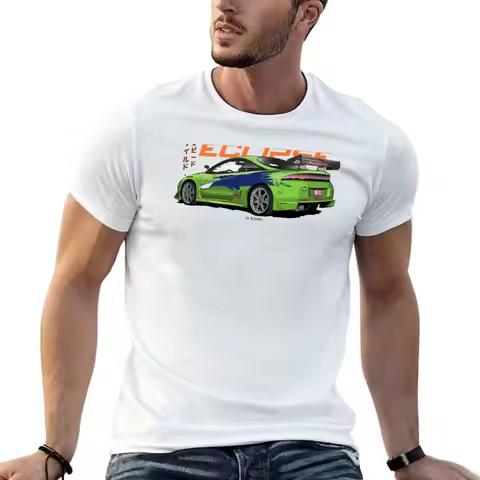 Eclipse Gs - Fast And Furious T-Shirt Basic Simple Design Short Sleeve Shirt