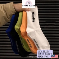 【Ready Stock】 Socks Fairy 1 Pair of Week Socks Women Stocking Stoking Stokin Muslimah 袜子