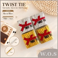 [Ready Stock] (750pcs+-) Metallic Twist Tie Wire/ Dawai Bunga Telur/ Pengikat Goodies/Party Event Tr