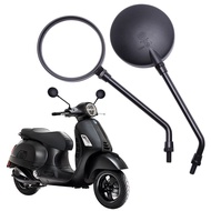 Motorcycle Electric Scooter Side Rear View Rearview Mirror Round Accessories For Vespa Gts 300 Hpe S
