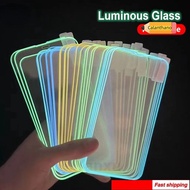 ♥Ready Stock【Luminous ป้องกัน】1Pcs ใหม่เรืองแสงป้องกันตก Luminous โทรศัพท์มือถือกระจกเทมเปอร์ปกป้องหน้าจอเพิ่มสีกลางคืนสำหรับ Realme 5 5I 5 PRO 6 6I 6PRO 7 7PRO 7I 8 8PRO C11 C12 C15 C17 C2 C20 C21 C25 c3