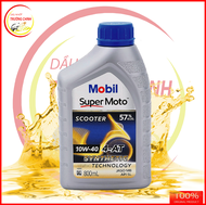 Nhớt Mobil Scooter 10W40 Synthetic 800ML nhập khẩu Singapore dành cho xe ga