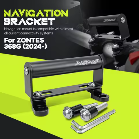 Motorcycle Navigation Bracket For ZONTES 368G 368 G 2024- GPS Mount Device Carrier SMART PHONE Adapt