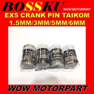 EX5 CRANK PIN TAIKOM  1.5MM 3MM 5MM 6MM 2MM JET ROD JET PIN WAVE 125 TKM JET PIN EX5 HP DREAM WAVE 1