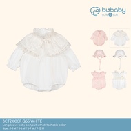 BU Baby ชุดใยไผ่ผสมคอตตอน นุ่มสบาย พร้อมหมวกเข้าชุด 1-12M baby bodysuit with hat / ACT192603 / BCT21