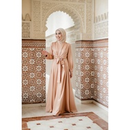 [PREMIUM] Best Selling!!! SATIN SILK DRESS KAFTAN IKAT BY AZALIA | The Latest BRIDESMAID Dress GAMIS Is Soft