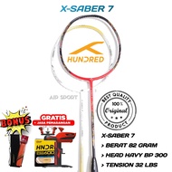 Hundred X-SABER 7 Badminton Racket Ready-to-UseOriginal