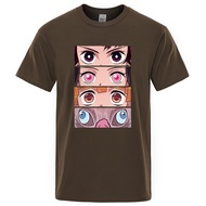 Demon Eyes anime Character Print T-Shirts Mens Creativity Quality T-Shirt Fashion Brand Clothing Car