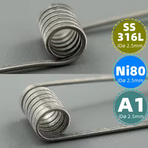 2,5 Mm/2.5mm Hole Diameter Alien-Shaped Torsion Spring Coil Ring 0/180 Degree MTL Angle CW/CCW for R