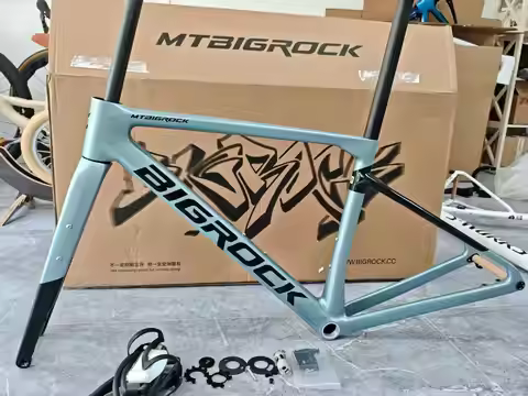 bigrock Large stone frame gravel Carbon fiber off-road melon frame 700c off-road road bike Disc brak