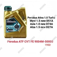 Perodua CVT Fluid FE _1L 9004M-50000 Ativa 1.0 Myvi 1.5 Alza 1.5 D27A Axia 1.0 D74A 2022