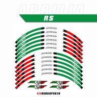 Reflective Motorcycle Tire Stickers, Decorative Motorcycle Tire Stickers Aprilia RS rs125 rs 125, 12