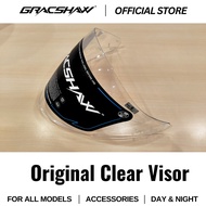 (VISOR) Gracshaw Helmet Visor Clear Original Visor Transparent For All Models G535 G838 G555 G828 G6