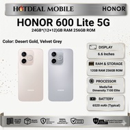 HONOR 600 Lite 5G [24GB*(12+12)GB RAM 256GB ROM] / 400 Lite 5G - Original HONOR Malaysia