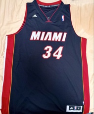 絕版 全新連牌 Adidas NBA 邁阿密熱火 Miami Heat Ray Allen 34 號球衣 波衫 Sz XL