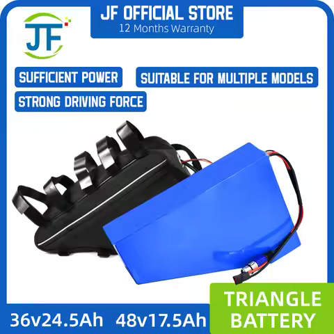 High Power 36V 48V 52V 60V 72V 20AH 30AH 40AH 45AH 50AH Triangle Ebike Battery Mountain Bike Triangl