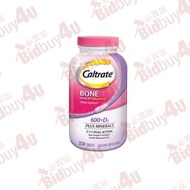 Caltrate Calcium 600 + Vitamin D3 Dual Action 佳存 鈣片600毫克 + D3 + 礦物質 320片 【305735512997】