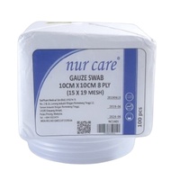 NUR CARE GAUZE SWAB.