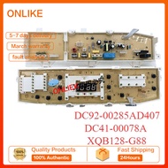 Samsungเครื่องซักผ้าบอร์ดคอมพิวเตอร์DC92-00285AD407 DC41-00078A XQB128-G88แผงควบคุมMainboard