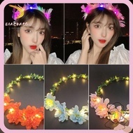 DIACHASG Glowing LED Wreath Kids Gift Hairband Garlands Wedding Luminous Hairband Christmas Party Decoration