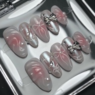 Making Cia - Blushing Butterfly Press On Nails | Press On Nails Aesthetic | Press On Nails Butterfly