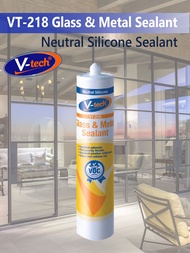 V-Tech Sealant VT-218C Glass & Metal Sealant (WHITE/CLEAR)