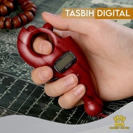 KAYU MERAH Muslim DIGITAL TASBIH Wood Bead DIGITAL Counting Tool TASBIH - Red Wood