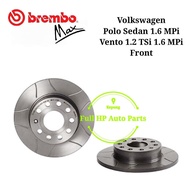 Brembo Max Volkswagen Polo Sedan 1.6 MPi Vento 1.2 TSi 1.6 MPi Front Slotted Sport Brake Disc Rotor