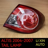 TOYOTA ALTIS 2004-2007 TAIL LAMP TAIL LIGHT LAMPU BESAR BELAKANG KERETA