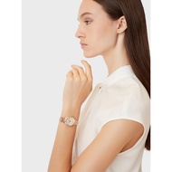Armani Armani Watch Female Simple Small Gold Watch White Moonlight Ladies Swiss Watch Quartz Watch A