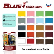 1 Liter MCI BLUE-I GLOSS 6600 For Wood and Metal Paint Cat Minyak Kayu dan Besi