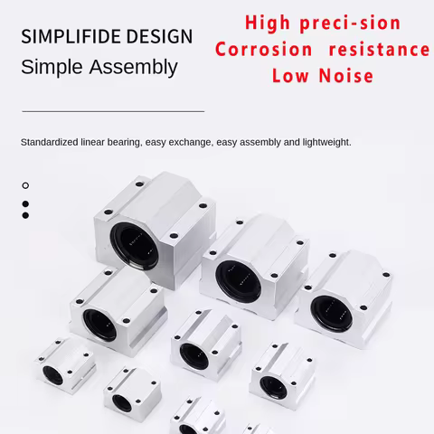 box type bearings are for optical axis screw rod inner diameter 6mm 8mm 10mm 12mm 16mm 20mm SCS6UU S