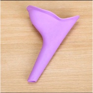 Female Silicone Urine Pee Cup - Soft, Portable, Urination Funnel and Device