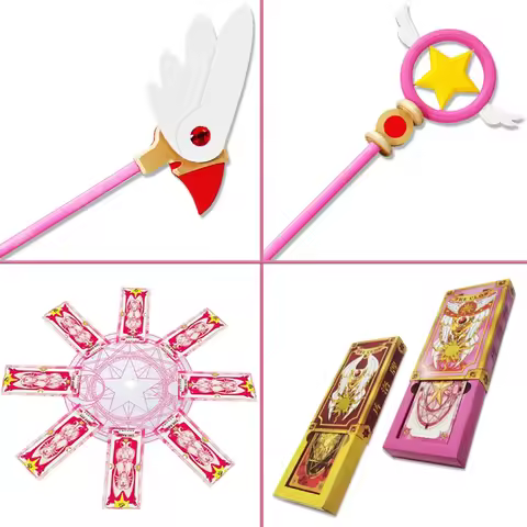 Anime Cardcaptor Sakura Kinomoto Sakura Cosplay Magic Stick Wand Clow Card Sakura Magic Circles Acce