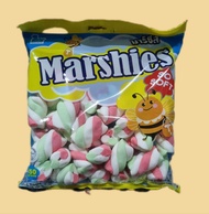 มาร์ชเมลโล่ มาร์ชีส์ เกลียวเขียวแดง 150g. Marshmellow Marshies