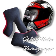 MERAH Red (R10) Can cheek KYT R10 || Alternative Helmet Foam KYT R10 all variants || Foam Helmet Foa
