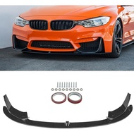 Front Bumper Lip Fit for F82 F83 M4 2014-2019,for 2015-2018 F80 M3 Glossy Black Front Bumper Spoiler