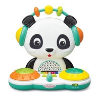 Infantino Spin & Slide DJ Panda - Musical toy with busy beads, light-up turntable drums, funky beats