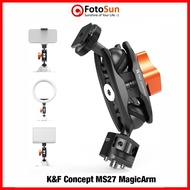 K&F Concept MS27 magic arm with cold shoe + 1/4 skru