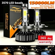 Car LED Headlight H7 H1 H3 H4 H11 9005 9012 Highlight Concentrating 3570 beads 4300k 6,000k 8,000k  